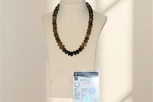 AAA Certified Natural Smoky Quartz Faceted (Layer 1)