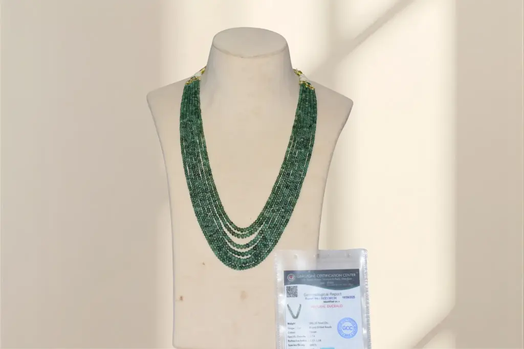Natural Certified Emerald (7 Layer)