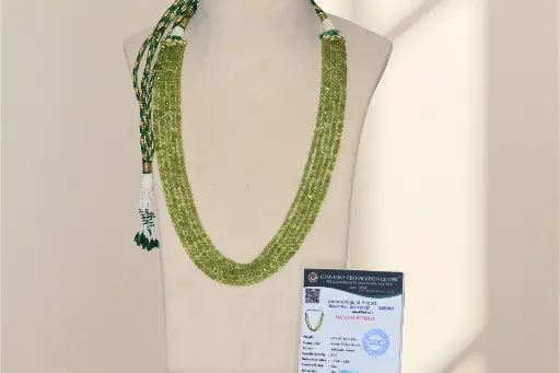AAA Certified Natural Peridot Faceted (Layer 5)